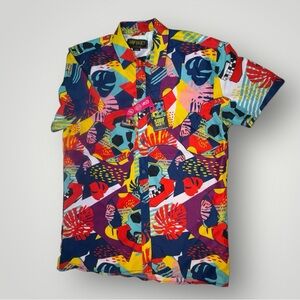 Society Vibrant Abstract Men's Shirt